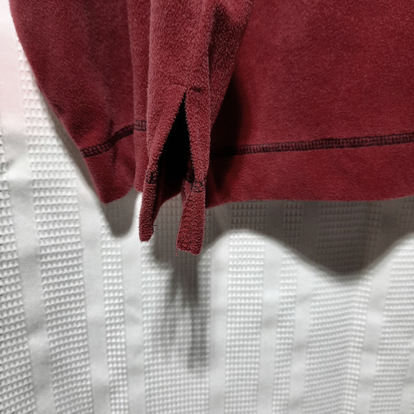 OSCAR de la RENTA WOMENS XL RED POLYESTER LONG SLEEVE‎  FLEECE - Picture 5 of 9